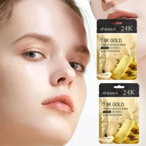Pack of 2 | O’ Mayln 24K Gold Firming Essence Mask 30ml | Skin Firming & Anti-Aging Treatment