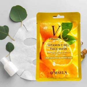 Pack of 2 | O’ Mayln Vitamin C Gel Face Mask 30ml | Brightening & Hydrating Facial