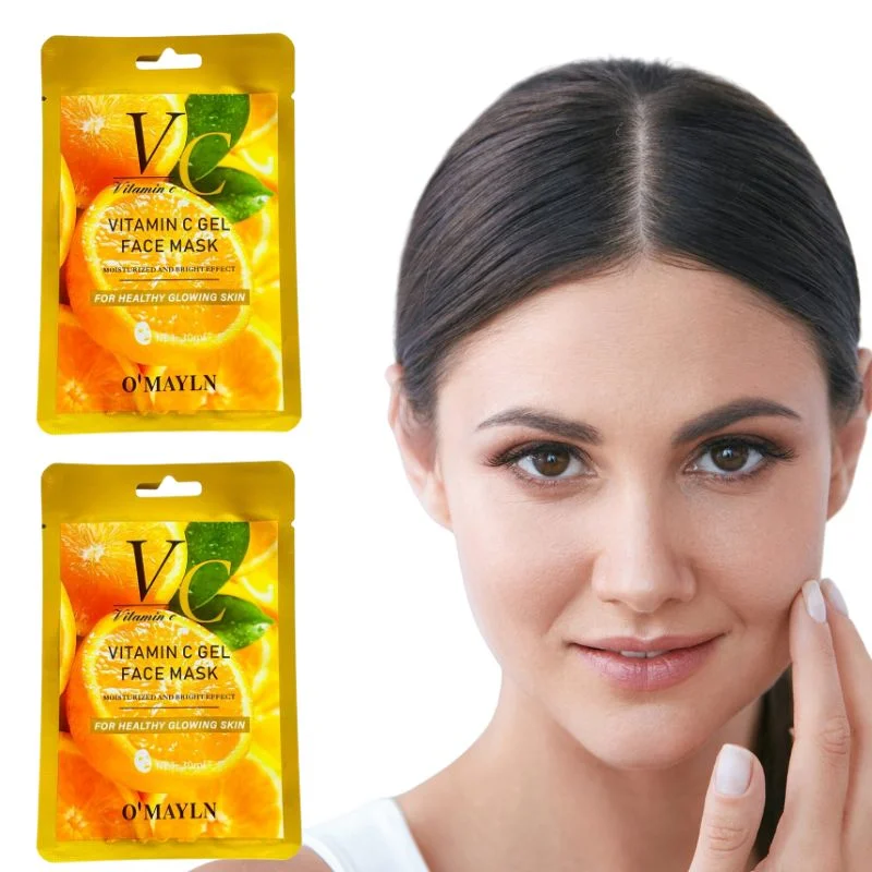 Pack of 2 | O' Mayln Vitamin C Gel Face Mask 30ml | Brightening & Hydrating Facial