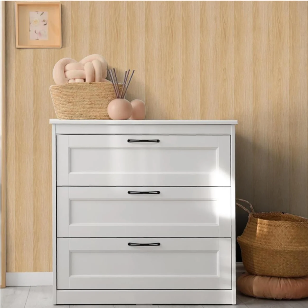 Self-Adhesive Wooden Sheet | Peel & Stick Wallpaper for Furniture Walls Kitchen Decor  | YM501
