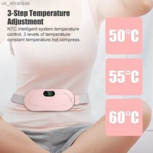 Digital Period Heating Pad & Vibrating Belt | Fast Menstrual Cramp Relief | Rechargeable & Portable