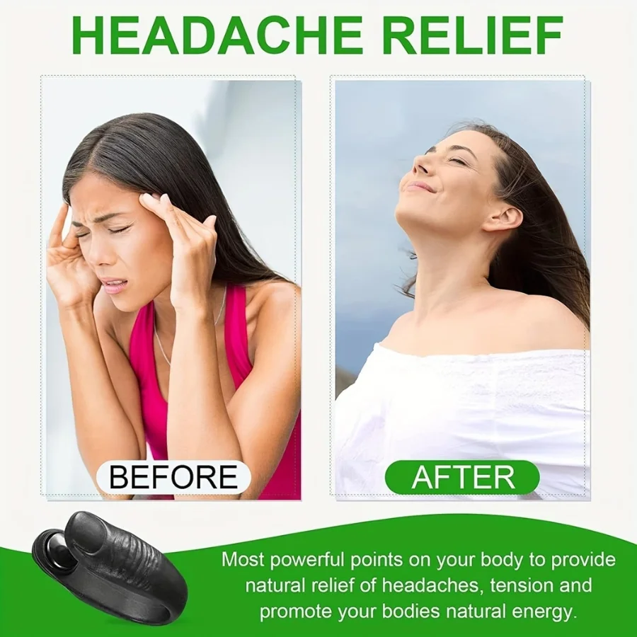 Sugar Control LI4 Acupressure Hand Clip | Stress & Migraine Relief | Random Color