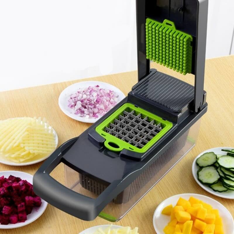16-in-1 Mandoline Slicer & Vegetable Chopper | Multifunctional Food Cutter & Grater