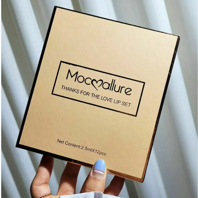 12 Pcs Mocallure Matte Liquid Lipstick Set | High-Pigment, Waterproof & Long-Lasting