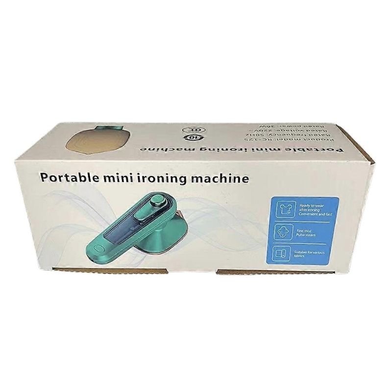 Portable Mini Steam Iron | Handheld Garment Steamer Wrinkle Remover Travel-Friendly