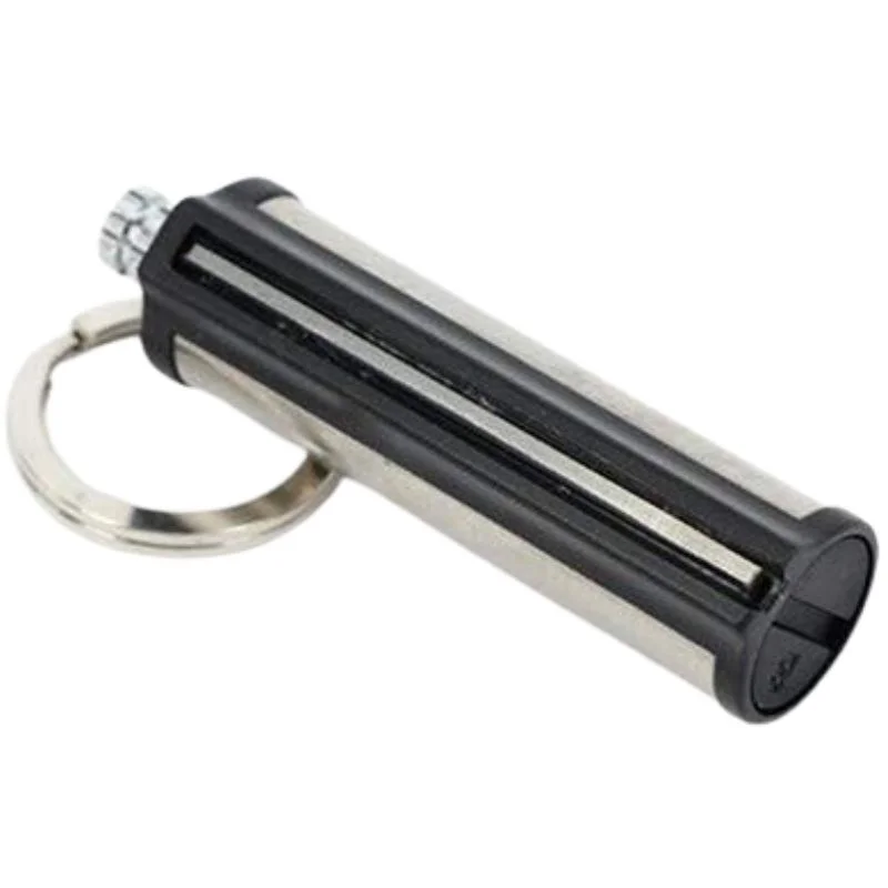 Permanent Match Striker Flint Stone Lighter with Keychain | Waterproof Survival Matchstick for Smoking & Outdoor Use