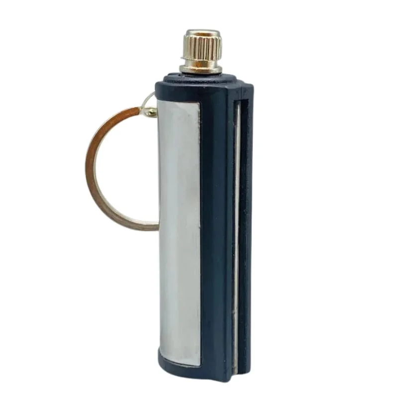 Permanent Match Striker Flint Stone Lighter with Keychain | Waterproof Survival Matchstick for Smoking & Outdoor Use