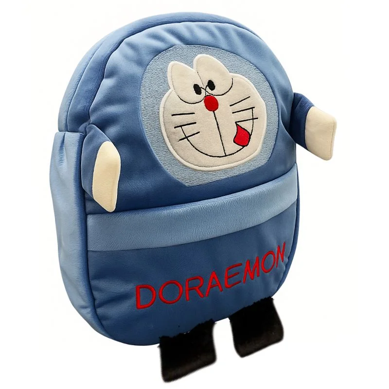 Cute Plush Doraemon Character Backpack | Stuffed School Bag & Gift for Kids