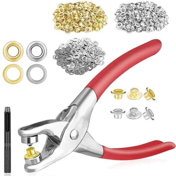 Metal Hand Press Tich Button Fixer Machine with 25 Snap Buttons | Durable & Easy-to-Use DIY Tool