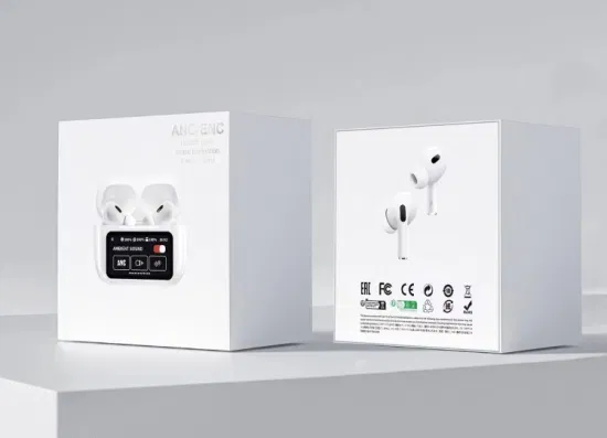 A9 Pro ANC Bluetooth 5.4 Wireless Earbuds with Smart Screen and Active Noise Cancellation